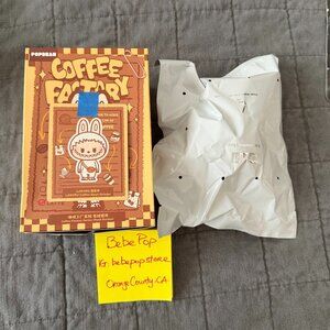 LABUBU - POP BEAN Coffee Factory Series-Plush Pendant